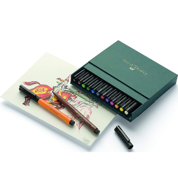 Gift Box Simil Pelle Partist12 Col Faber Castell 167146 4005401671466