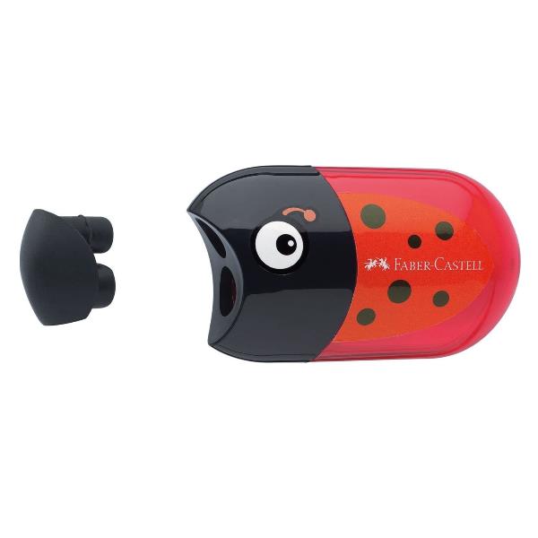 Matita temperamatite per disegno animale, modello coccinella di Faber-Castell. 6933256628848 | initpc.it