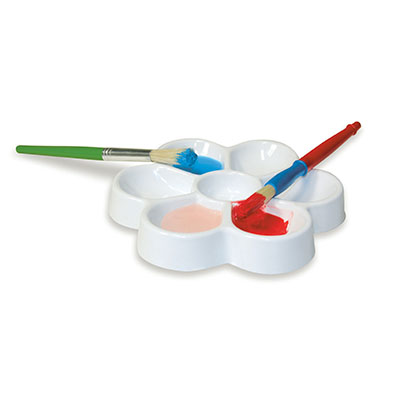 Tavolozza a fiori da giardinaggio, design elegante e funzionale; set di 7 scomparti con un diametro di 18 cm per organizzare diversi oggetti come i bulbi, i semi e le piante. Marchio CWR. 8004957027556 | initpc.it