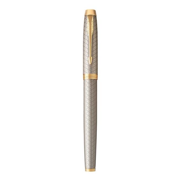 Penna stilografica Parker con inchiostro blu e vernice argentea, design elegante e classico. 3501179316857 | initpc.it