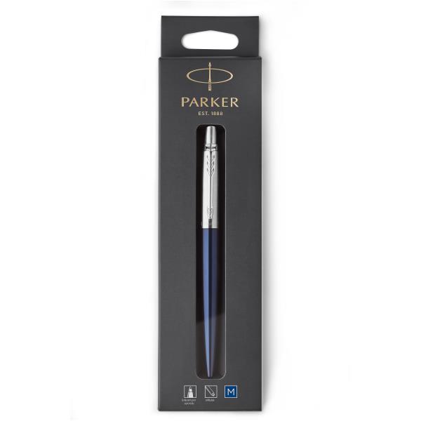 Penna stilografica Parker Jot Royal Blue CT Medium, colore blu reale 3501179532097 | initpc.it