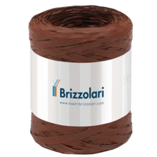 Rafia Sintetica 6802 5mmx200mt Colore Marrone 14 Brizzolari 1003714 8031653208682