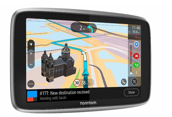 GPS TomTom Go Premium 5, navigatore GPS avanzato con connessione in rete per un viaggio sicuro e ottimizzato, inclusa la mappa mondiale 0636926101813 | initpc.it