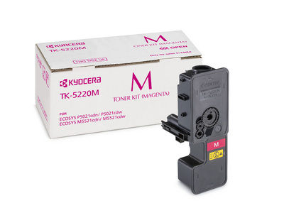 Toner Magenta per Stampante Kyocera ECOSYS M5521, compatibile con modello TK-5220M. 0632983037409 | initpc.it