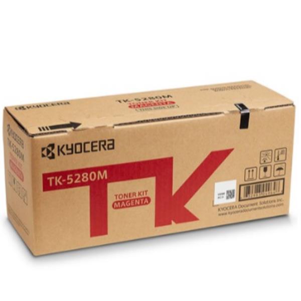 Toner magenta per stampante Kyocera ECOSYS P6235, codice TK-5280M, compattezza e qualità garantite dal marchio Kyocera. 0632983049648 | initpc.it