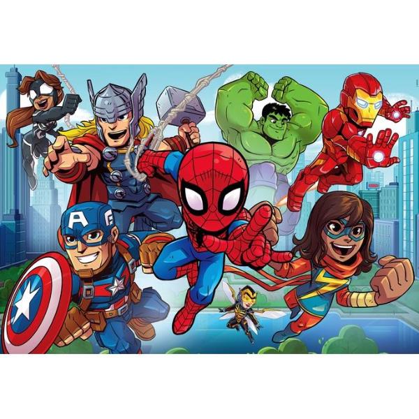 Puzzle 24 Maxipz Marvel Superhero Clementoni 20262a 8005125202621