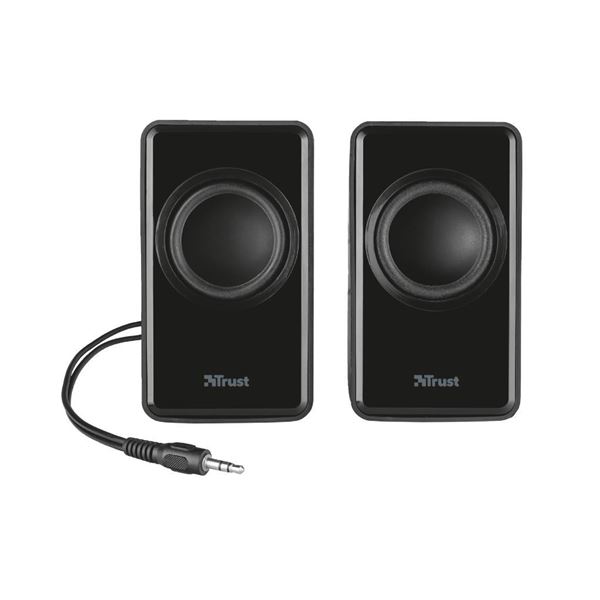 Altoparlanti a due canali da studio in legno, sistema stereo composto da altoparlanti a cassa chiusa, amplificatore integrato e cavi di collegamento. 8713439204421 | initpc.it
