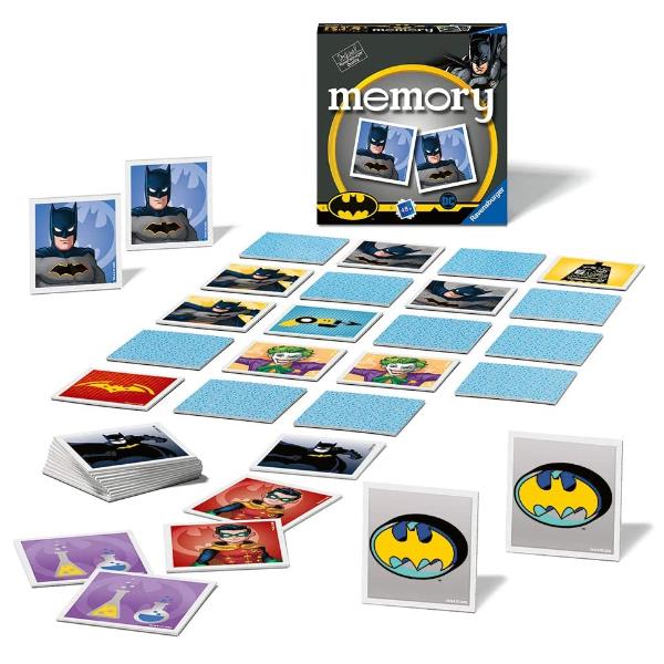 Scatola di contenuto per memoria con Batman, per bambini e adulti che amano la serie, un modo divertente per allenare la memoria e sviluppare le capacità di concentrarsi 4005556206117 | initpc.it
