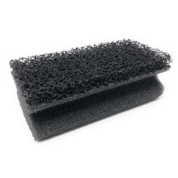 Spugna per piastre e griglie Scotch-Brite NS2030, colore nero, dimensioni 70x130 mm, confezione da 6 pezzi. 8410001124278 | initpc.it