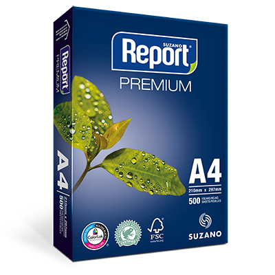 Carta Fotocopie Report Premium A4 Gr 75 Fg 500 Report Premium 21034041 7891191003771