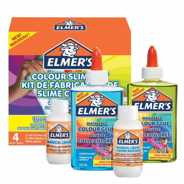 Elmer S Color Tranlucent Slime Kit Elmers 2109494 3026981094941