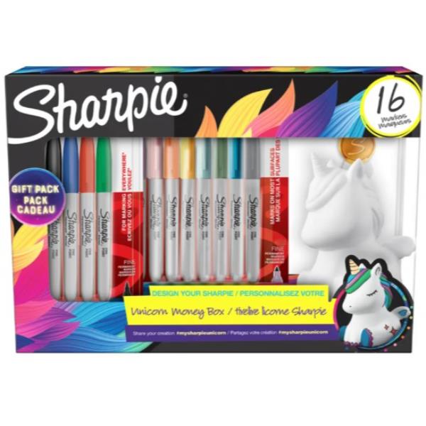Sharpie Gift Box Unicorn Pea Sharpie 2164411 3026981644115