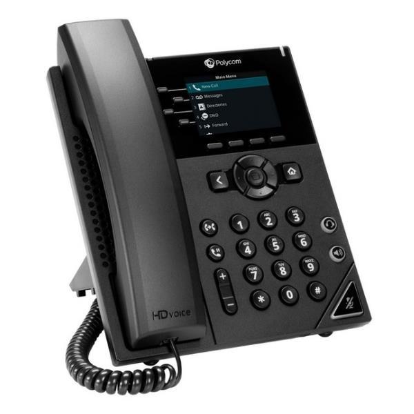 telefono da scrivania con alimentazione tramite rete (POE), marchio Poly, modello VVX 250 0610807883012 | initpc.it