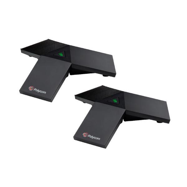 Kit di microfoni espandibili Trio, progettato da Poly per migliorare la qualità del suono in ambiente ricreativo. Consente l'uso di fino a 5 microfoni tramite un solo ingresso della console. 0610807848684 | initpc.it