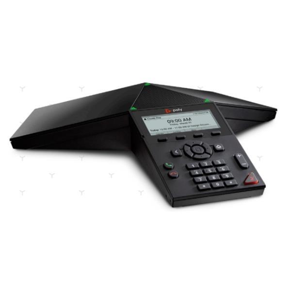 Immagine di un telefono da scrivania con display LCD e tastiera, marchio POLY, modello 8300 Opensee 0610807892830 | initpc.it