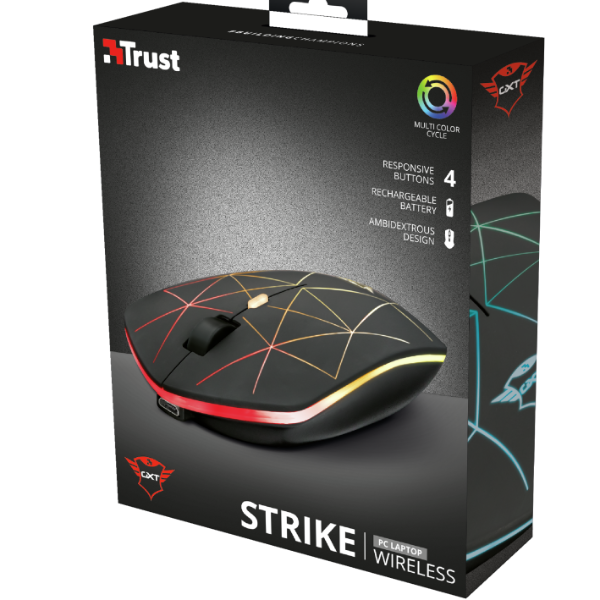 Gxt117 Strike Wireless Mouse Trust 22625 8713439226256