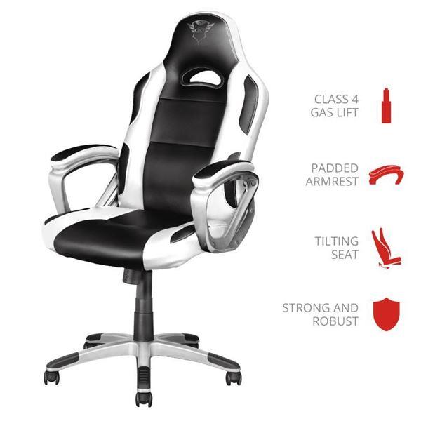 Trust Gxt705w Ryon Gaming Chair Trust 23205 8713439232059