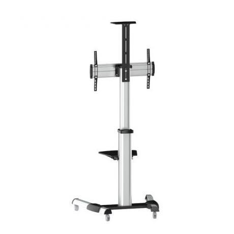 TV Stand da 2 livelli in legno con design moderno, spazio per inserire un comodo ripiano inferiore e uno superiore per la posa del televisore 70 pollici, prodotto di alta qualità dalla marca Sopar. 4005039232107 | initpc.it