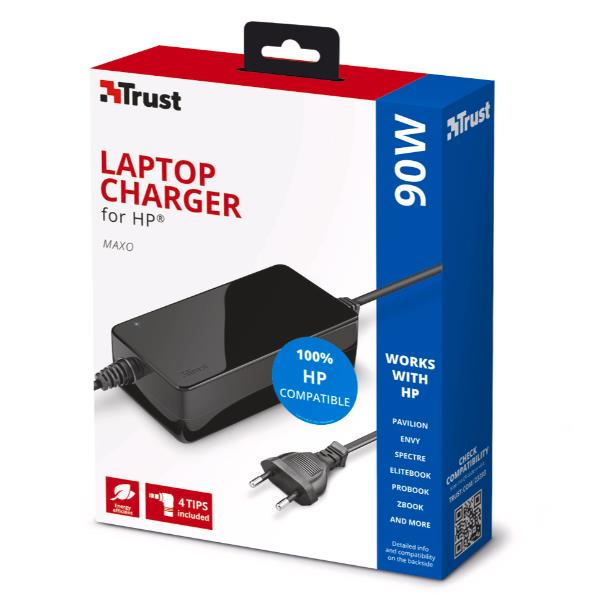 Maxo Hp 90w Laptop Charger Trust 23393 8713439233933