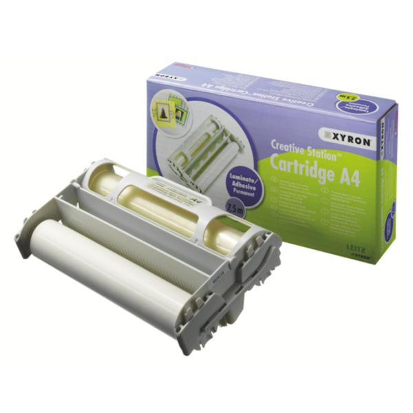 BOBINA XYRON PLAST/AD RIP 7 5MT - Cartuccia per plastificazione a freddo XYRON - Dimensioni: A4 23 cm x 7,5 m (80 micron) 5706831234649 | initpc.it