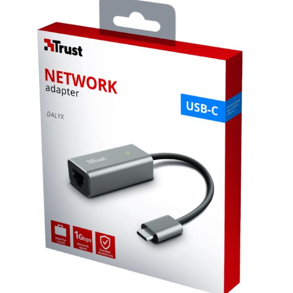 Dalyx Usb C To Ethernet Adapter Trust 23771 8713439237719