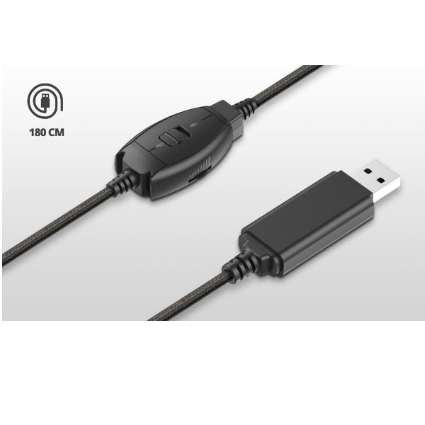 Immagine di un paio di cuffie on-ear con design semplice e funzionale, il prodotto HS-200 ON-EAR da Trust è dotato di connessione USB 2.0 ed è disponibile in colore nero con un cavo da 1,8 metri. Modellato per garantire confortevole ascolto musicale o giochi video, queste cuffie sono ideali sia per uso domestico che professionale. 8713439241860 | initpc.it