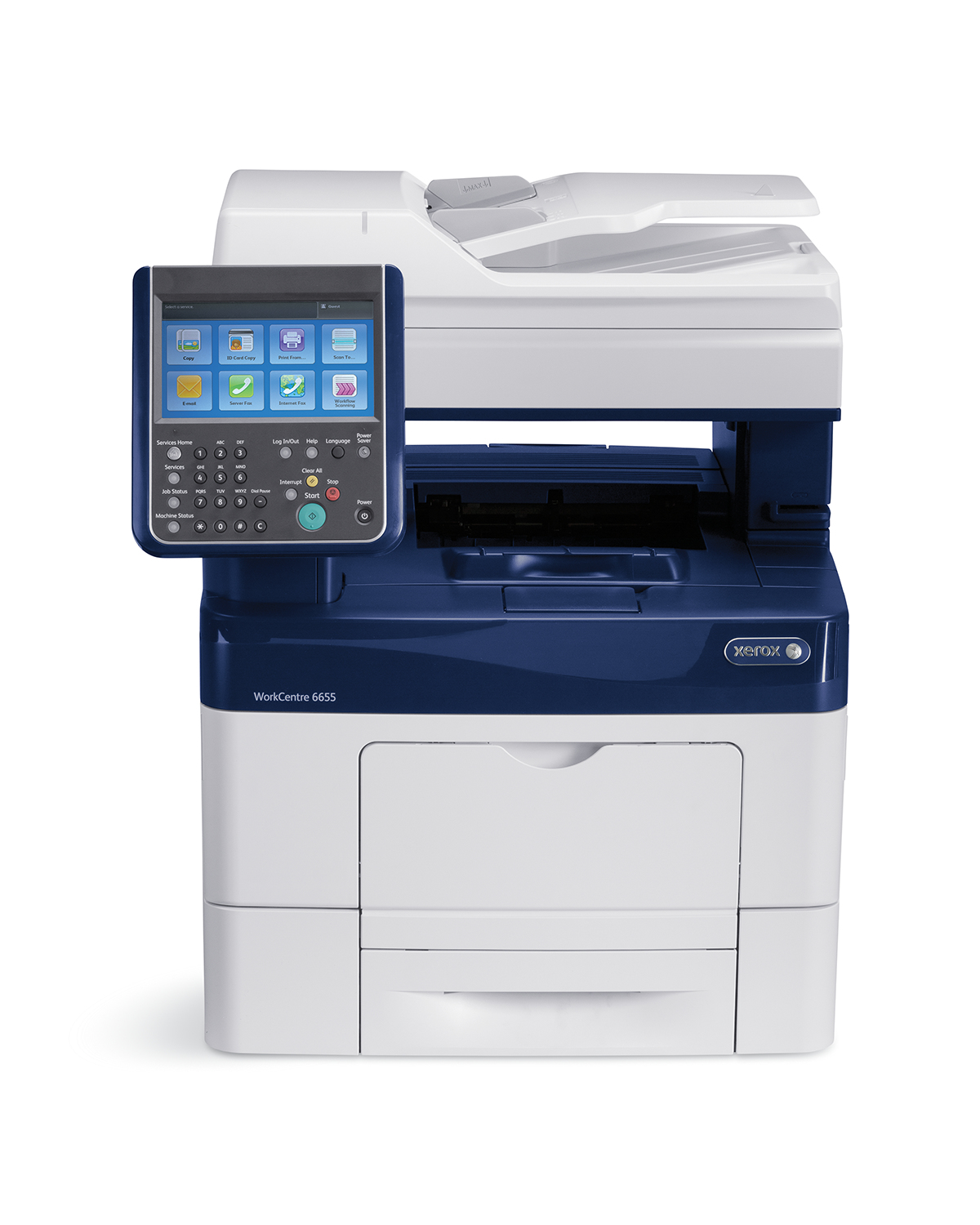 Xerox Workcentre 6655v X A4 35 35ppm Duplex Copy Print Scan Fax Sold Adobe Ps3 Pcl5 6 2 Trays Total 700 Sheets