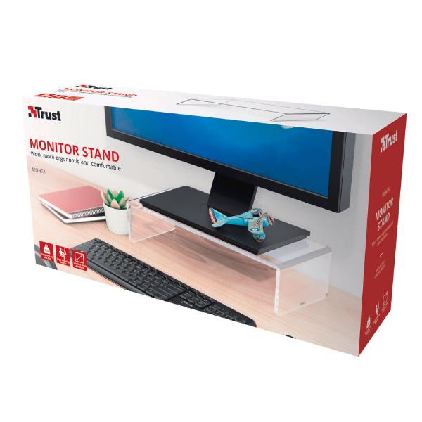 Altro monitor monta monitor stand per pc e laptop con alta stabilità e regolazione, da utilizzare sullo scrivania. Design in metallo resistente e leggero. 8713439245042 | initpc.it