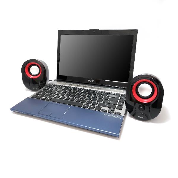 Mini Speaker Usb 2 0 Black White Conceptronic 245332 4015867221464