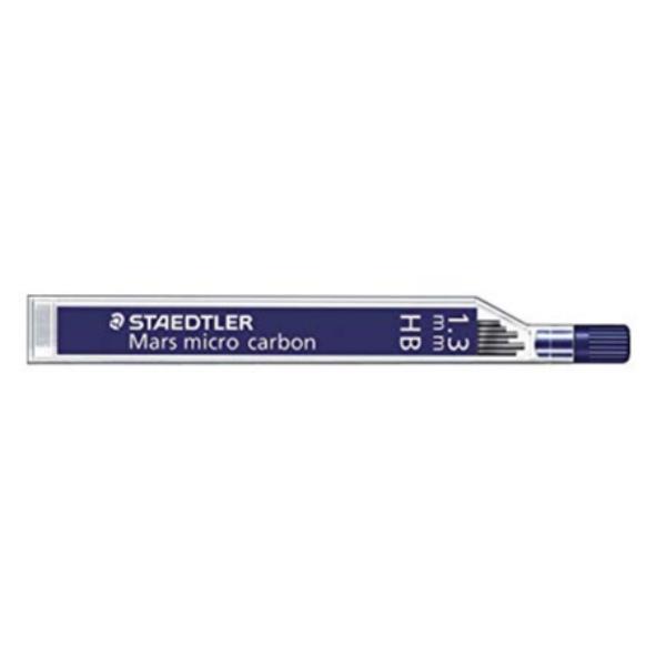 Immagine del caricatore di carbonio CF6 Mine Mars Microcarbon HB 1/3 della marca Staedtler, utilizzato per disegnare con pastelli. 4007817250075 | initpc.it