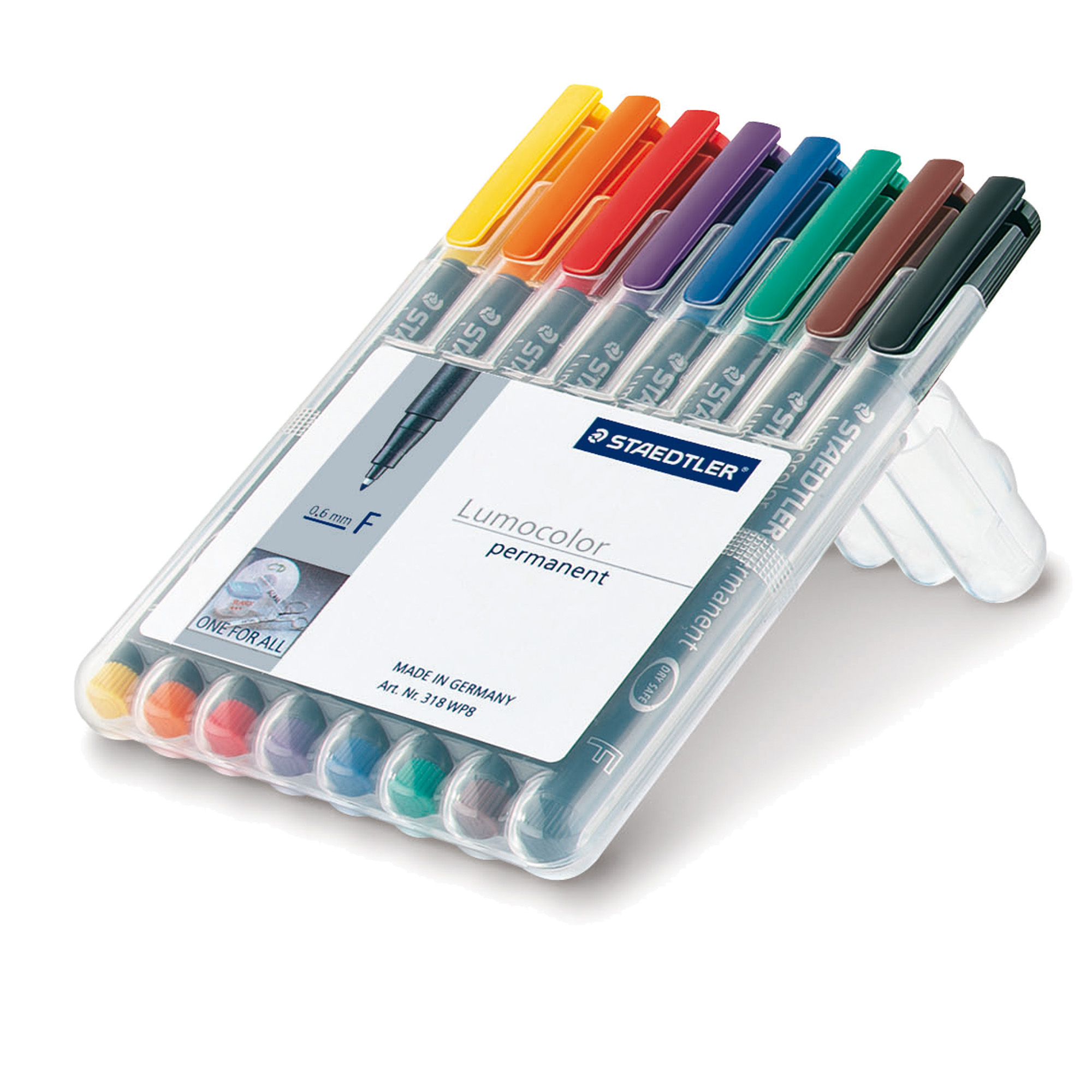 Staedtler lumocolor 313 penna marcatori set 8 pezzi colorati 4007817308585