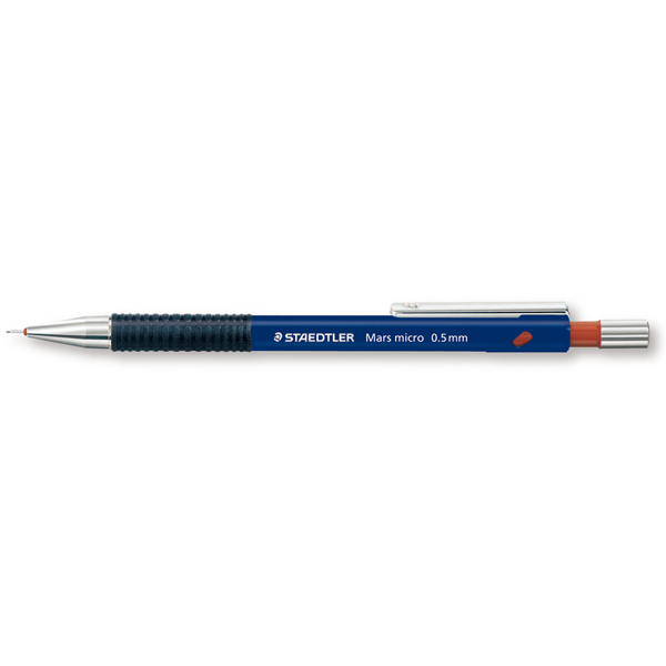 Portamine staedtler mars micro 0,5 mm blu con gomma e ricaricabile 4007817708286