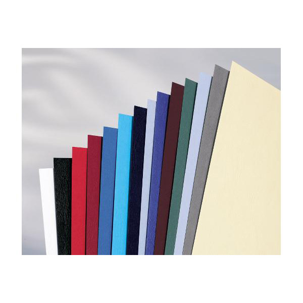 Copertine per rilegatura GBC, materiali in cartoncino goffrato a4 nero, confezione da 100 unità 8019152803317 | initpc.it