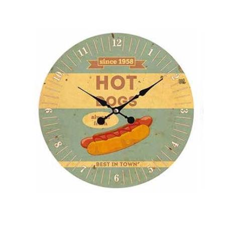 Orologio da Muro Hot Dog 34cm Scatto 2713 G 8027217013922