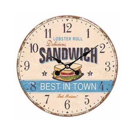 Orologio da Muro Sandwich 34cm Scatto 2713 L 8027217013960