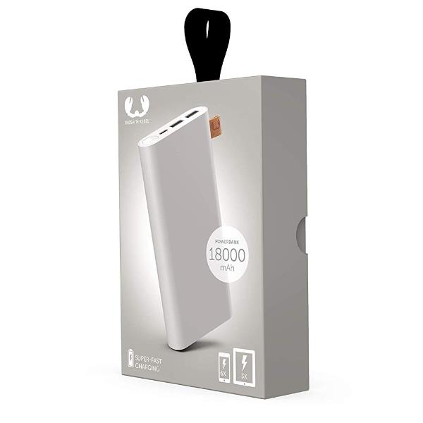 Powerbank 18000 Mah Usb C Ice Grey Fresh 39 N Rebel 2pb18000ig 8718734658290