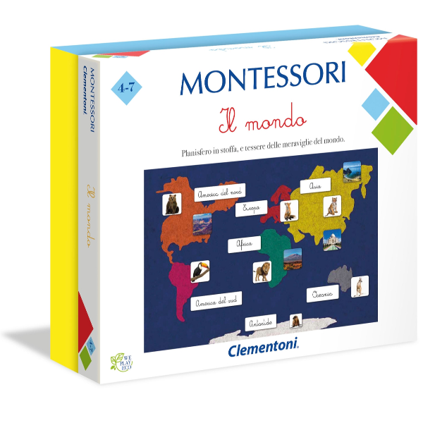 Montessori Il Mondo Clementoni 16210a 8005125162109