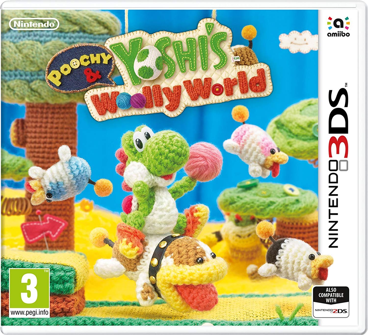 3ds Poochy Yoshi Wooly World Nintendo 2235949 45496474584