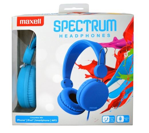 Cuffie con Microfono Spectrum Blue Maxell 303642 4902580770846