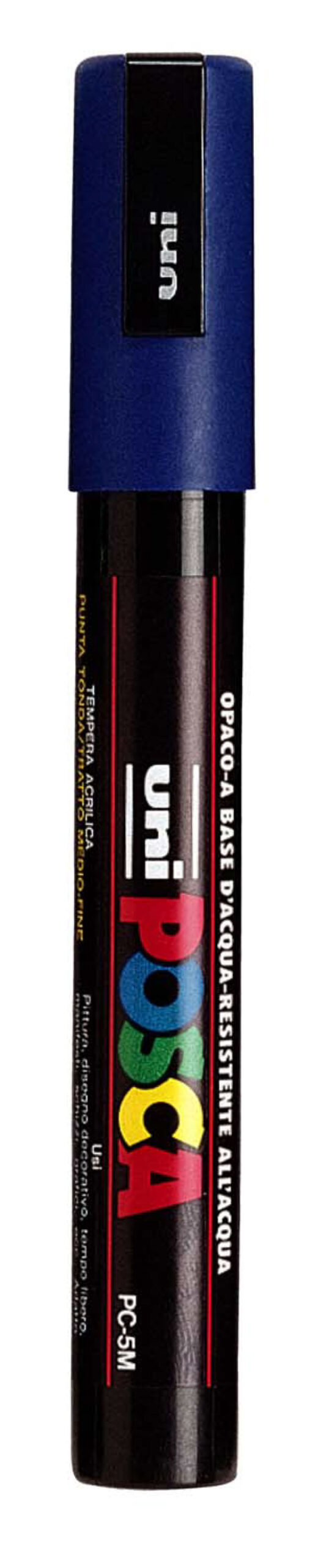 Marker uni posca pc5m blu 2,5mm atossico resistente acqua luce 4902778916124