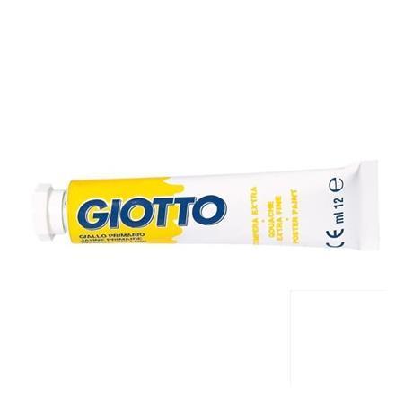 Set di tempera artigianale Giotto, contenente 24 tubetti di 12 ml ciascuno con colori assortiti, più due pennelli per un uso completo. 8000825062506 | initpc.it