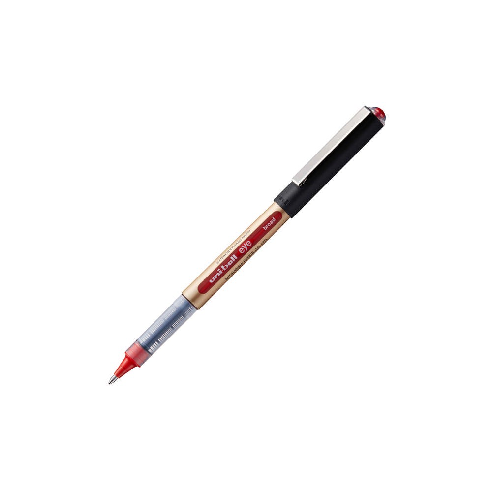 Penna roller uni-ball eye rosso 1mm inchiostro liquido resistente 4902778246979