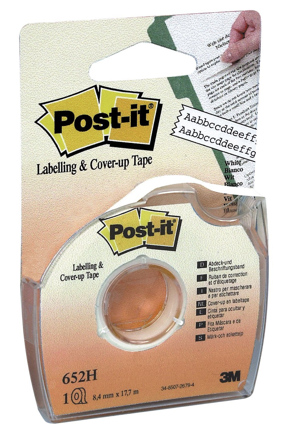 Correttore Post It Cover Up 652 H 8 42mmx17 7mt 7100222075 21200729478