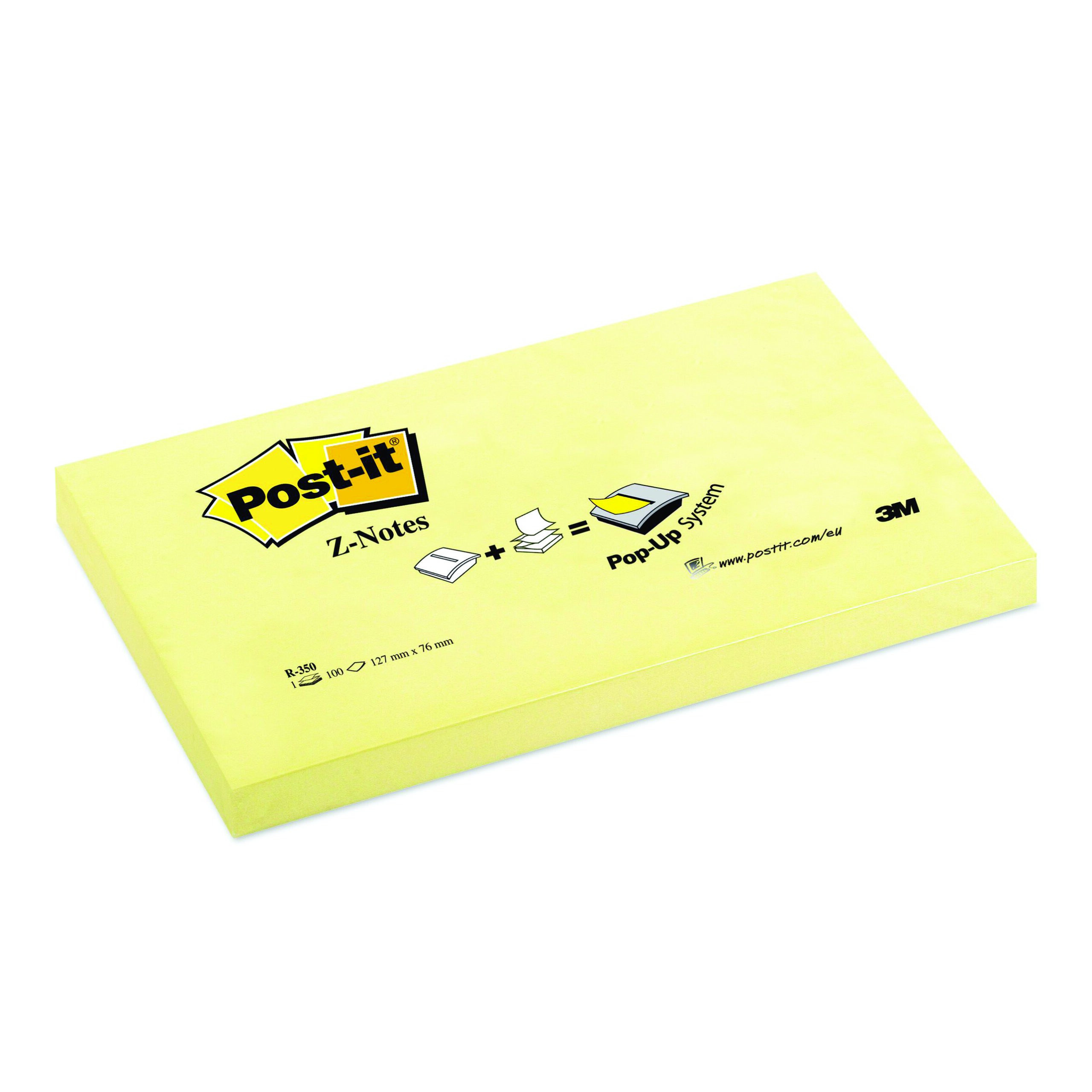 Blocco 100fg Post It Super Sticky Z Notes R350 Giallo Canary 76x127mm 7100090814 3134375014281