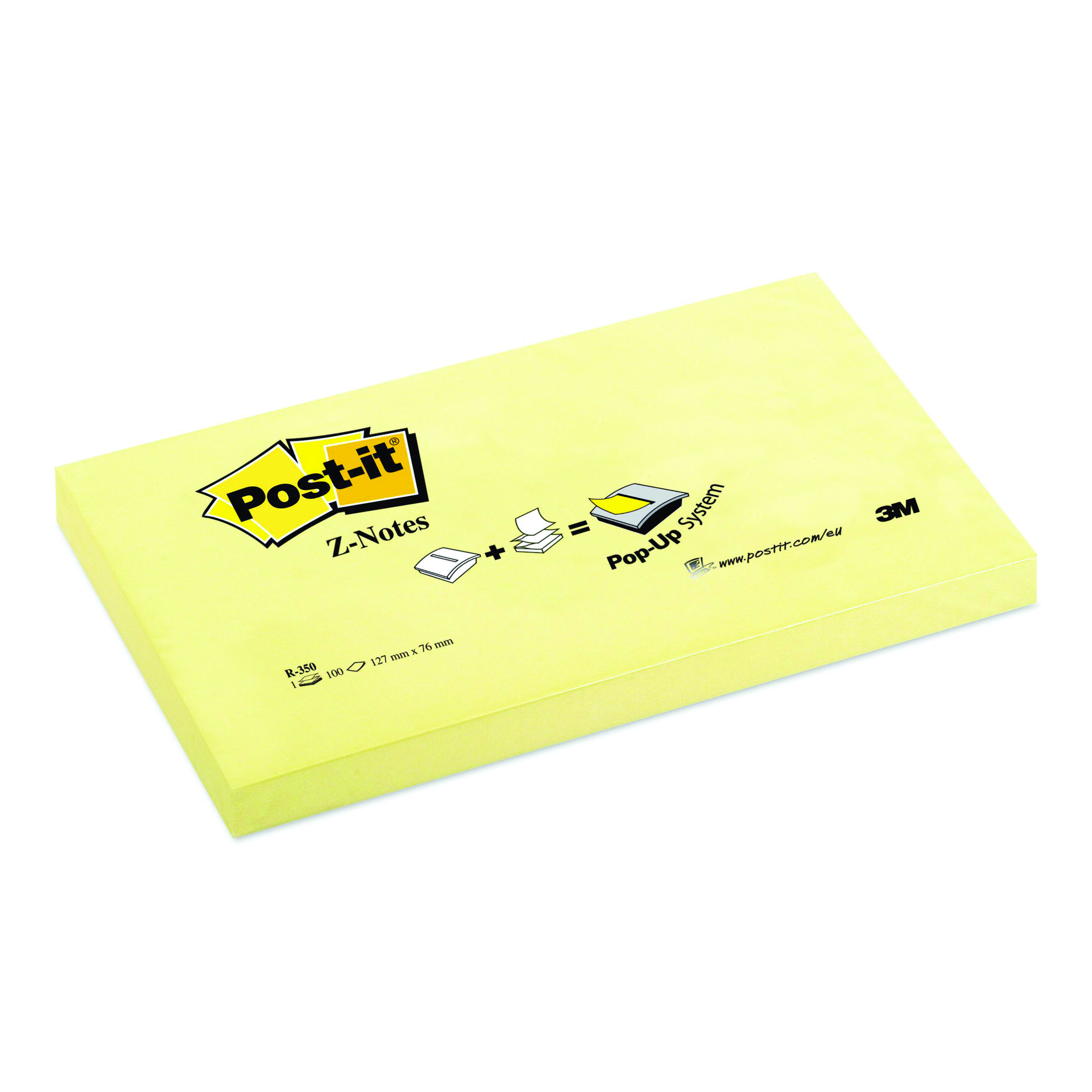 Post-it Z Notes Ricambi, colore giallo, dimensioni 76x127 mm, codice CF12. 3134375014311 | initpc.it