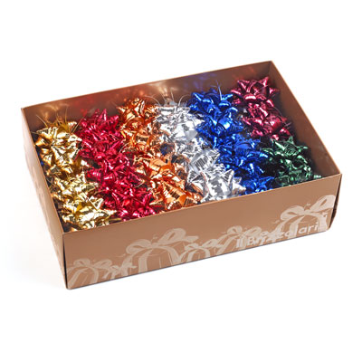 Stella Adesiva Rafia Mm 19 Pezzi 70 Colori Metallizati Assortiti Brizzolari 3214 8004451032148