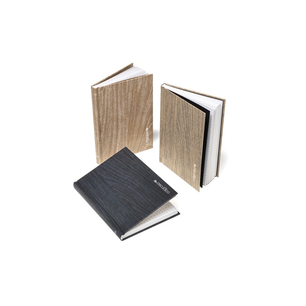 Quaderno Editoriale Colorosa Wood Dim 13x18cm Rigatura 5mm Col Ass Ri Plast 36wedit 8004428058041