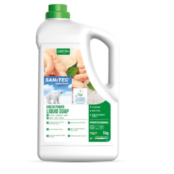 Greenpower Sapone Liquido 5kg Sanitec 4006 S