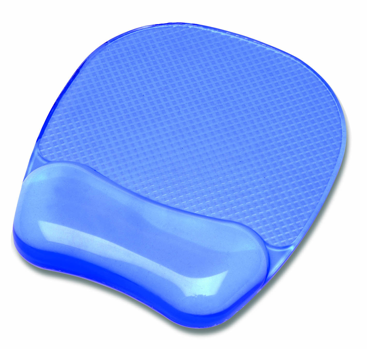 Mouse Pad con Poggiapolsi in Gel Trasparente Blu 91141 77511911415