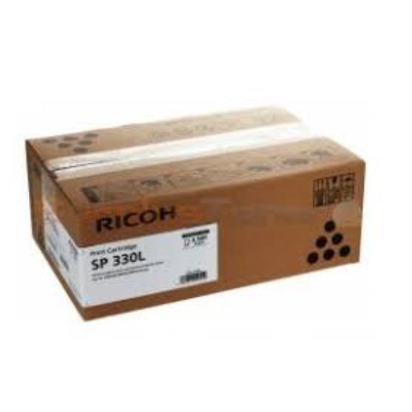 Imballo di toner nero per la stampante multifunzione Ricoh SP 330 L, con codice prodotto SP330SN-SFN-DN. 4961311929410 | initpc.it